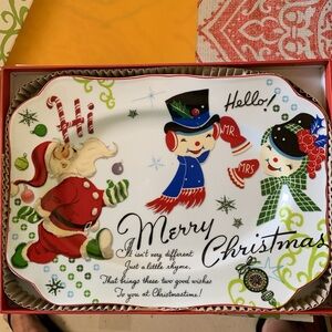 Rosanna Bowles Jolly Holiday small tray